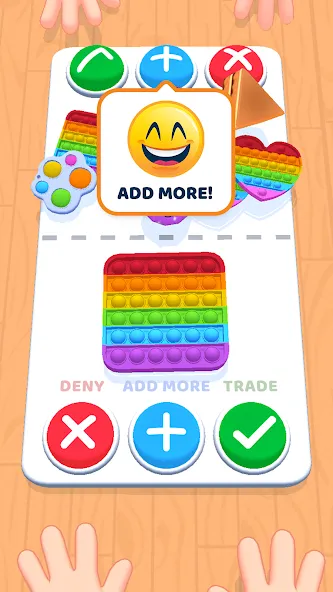 Fidget Toys Trading・Pop It 3D (Фиджет Тойс Трейдинг) [MOD: Меню/Много денег] - Скриншот 3