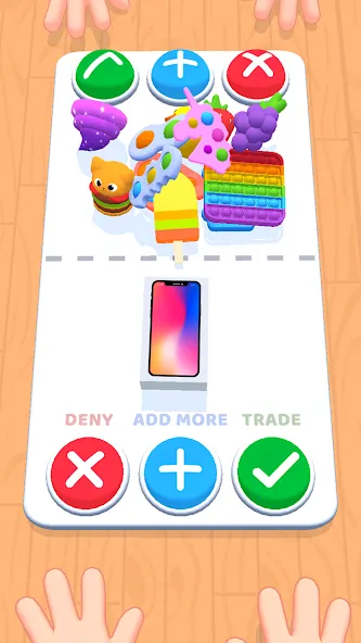 Fidget Toys Trading・Pop It 3D (Фиджет Тойс Трейдинг) [MOD: Меню/Много денег] - Скриншот 5