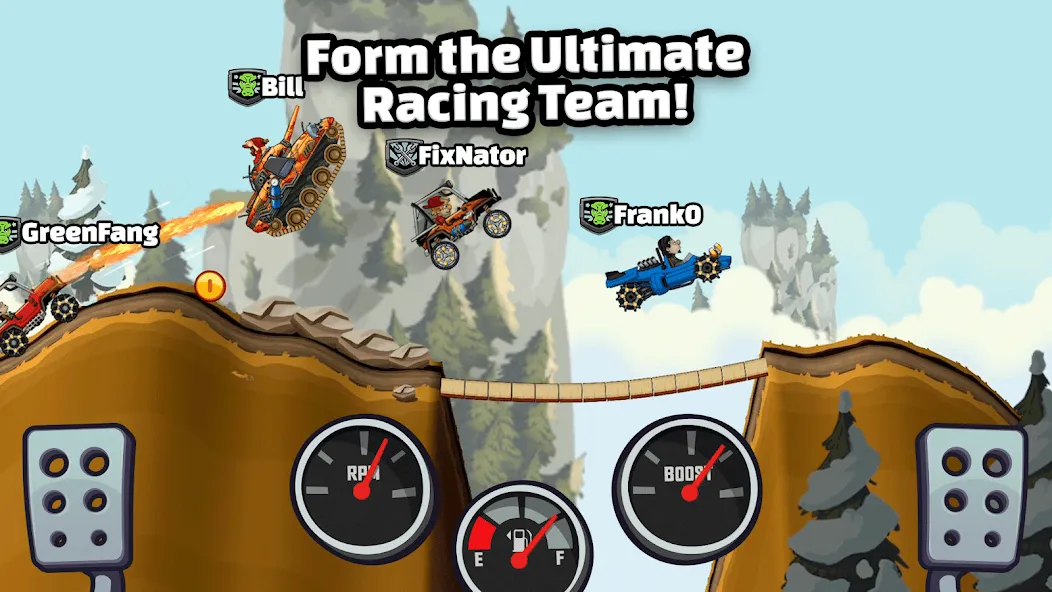 Hill Climb Racing 2 (Хилл Клаим Рейсинг 2) [MOD: Premium/Unlocked] - Скриншот 5