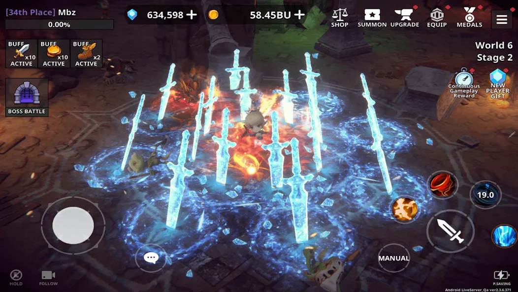 Dungeon Knight (Данжен Найт) [MOD: Mega Mod/Меню] - Скриншот 2