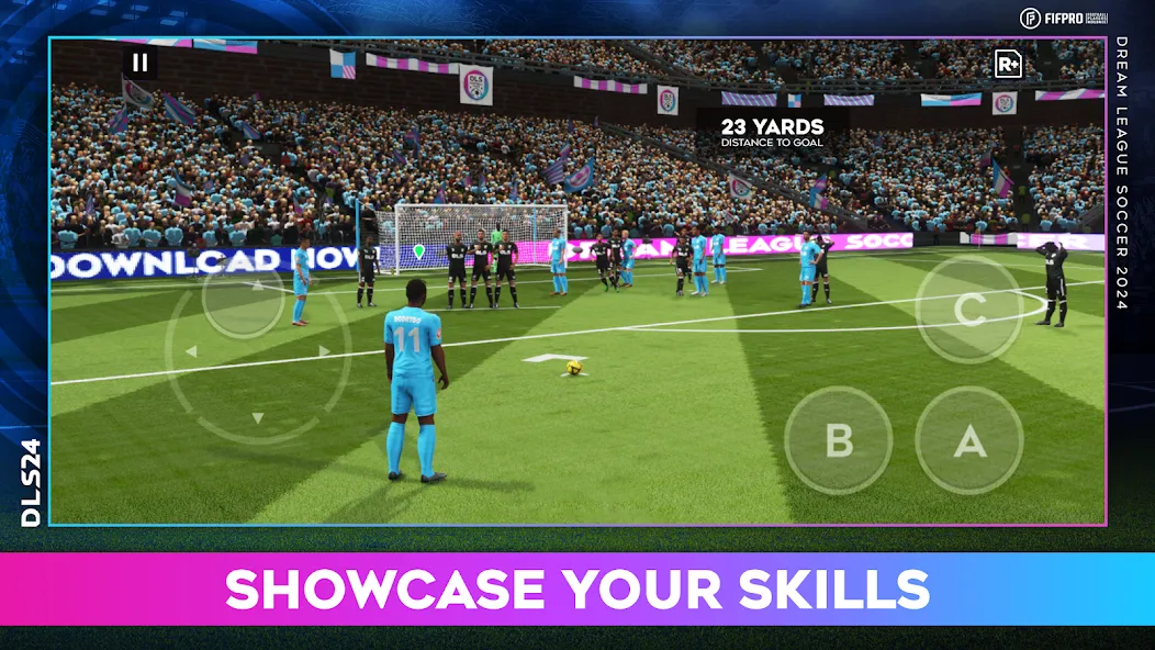 Dream League Soccer 2024 (Дрим Лиг Соккер 2023) [MOD: Мод Меню/Взлом] - Скриншот 3