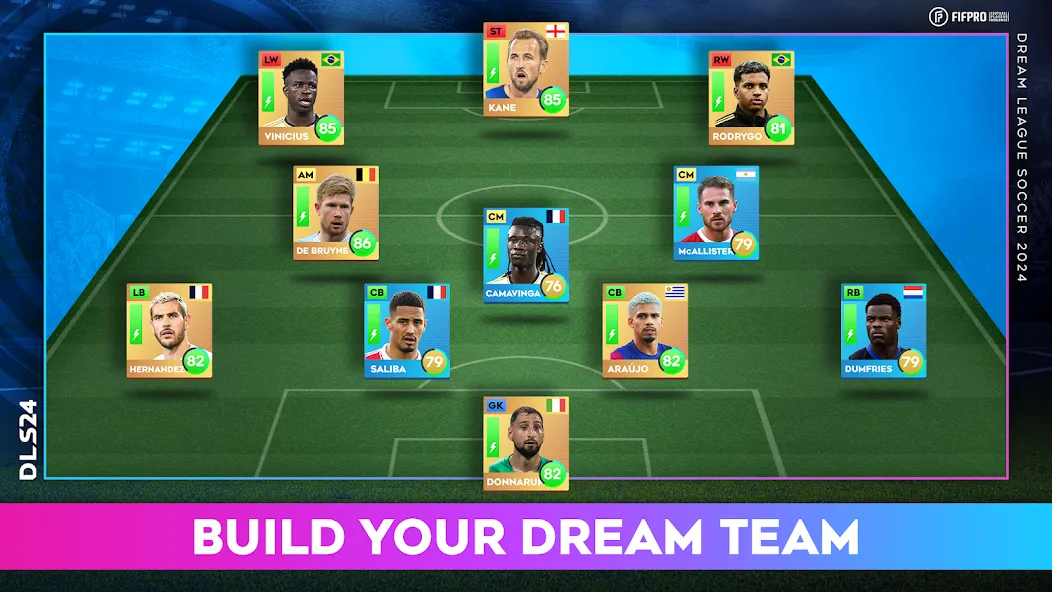 Dream League Soccer 2024 (Дрим Лиг Соккер 2023) [MOD: Мод Меню/Взлом] - Скриншот 4