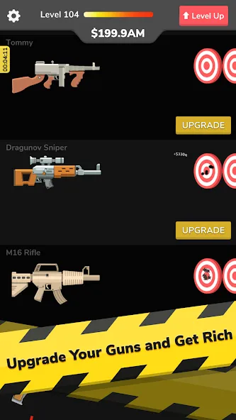 Gun Idle (Ган Айдл) [MOD: Бесконечные деньги] - Скриншот 2