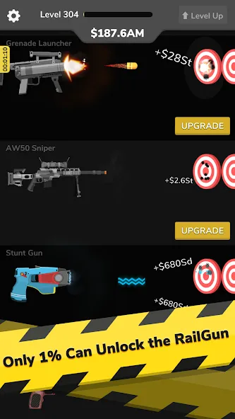 Gun Idle (Ган Айдл) [MOD: Бесконечные деньги] - Скриншот 4