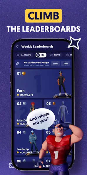 Fliff — Sports Picks (Флифф) [MOD: Бесконечные деньги] - Скриншот 4
