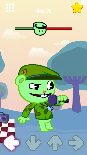 Flippy Happy Funkers FNF Mod (Флиппи Хэппи Фанкерс ФНФ Мод) [MOD: Premium/Unlocked] - Скриншот 1
