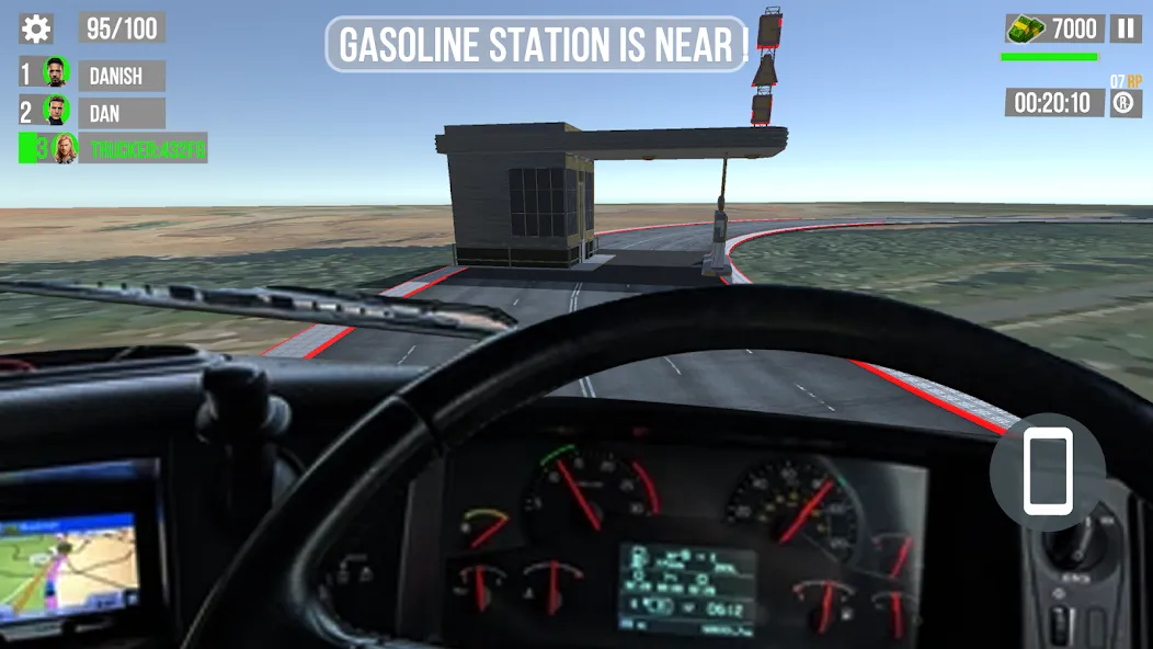 Euro Truck Gas Station Games [MOD: Много монет/Энергии] - Скриншот 3