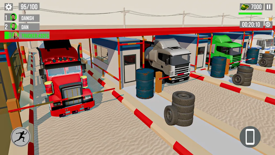 Euro Truck Gas Station Games [MOD: Много монет/Энергии] - Скриншот 4