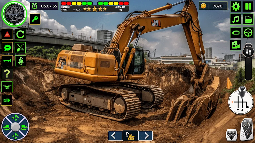 Real Road Construction Games (Реал Роад Конструкшн Геймс) [MOD: Разблокировано] - Скриншот 1