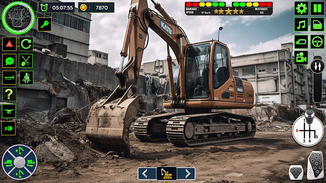 Real Road Construction Games (Реал Роад Конструкшн Геймс) [MOD: Разблокировано] - Скриншот 2