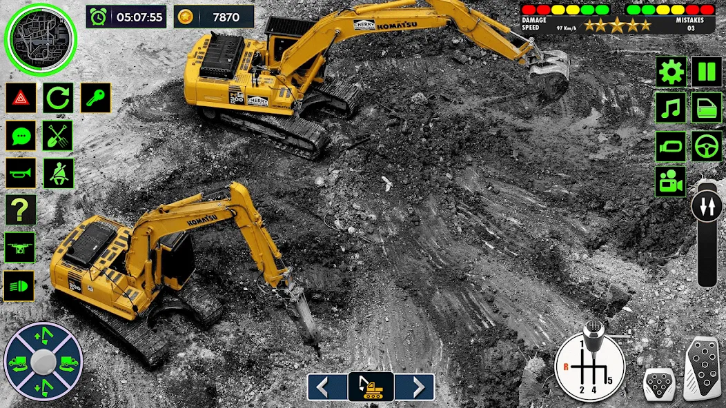 Real Road Construction Games (Реал Роад Конструкшн Геймс) [MOD: Разблокировано] - Скриншот 3