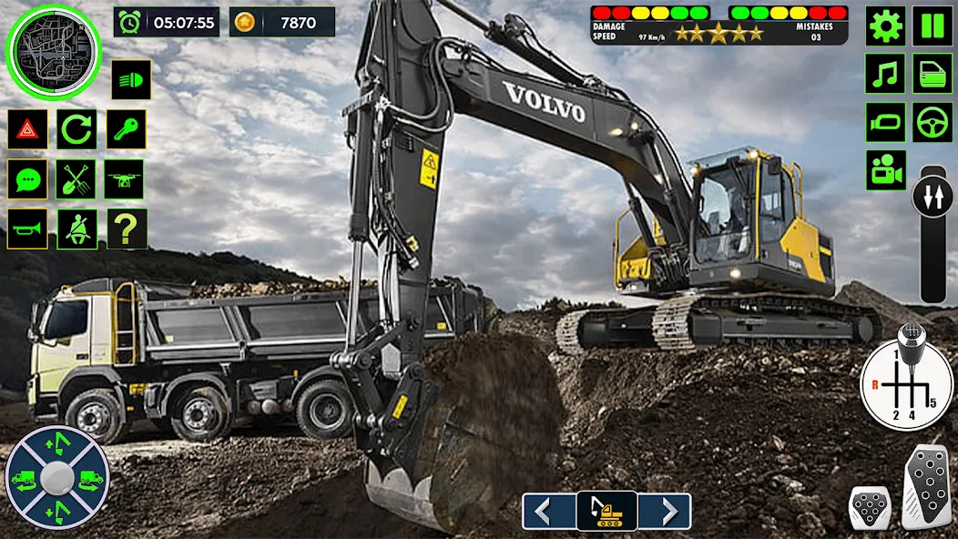 Real Road Construction Games (Реал Роад Конструкшн Геймс) [MOD: Разблокировано] - Скриншот 4