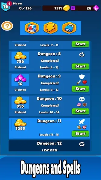 Monster RPG: AFK Idle Clicker (Монстер РПГ) [MOD: Много монет/Энергии] - Скриншот 5