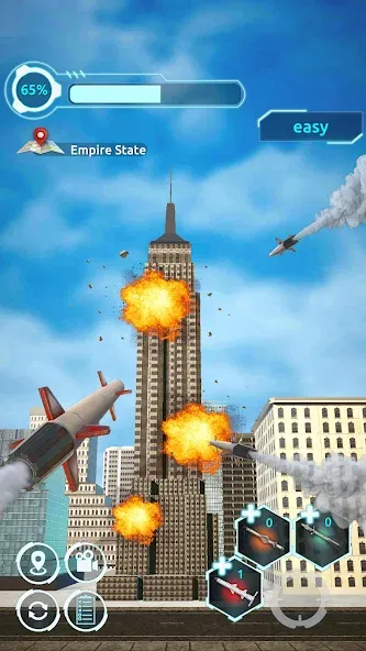 City Demolish: Rocket Smash! (Сити Демолиш) [MOD: Разблокировано] - Скриншот 1