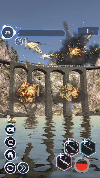 City Demolish: Rocket Smash! (Сити Демолиш) [MOD: Разблокировано] - Скриншот 5