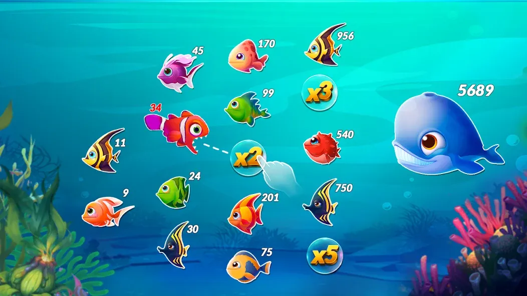 Big Eat Fish Games Shark Games [MOD: Mega Mod/Меню] - Скриншот 3