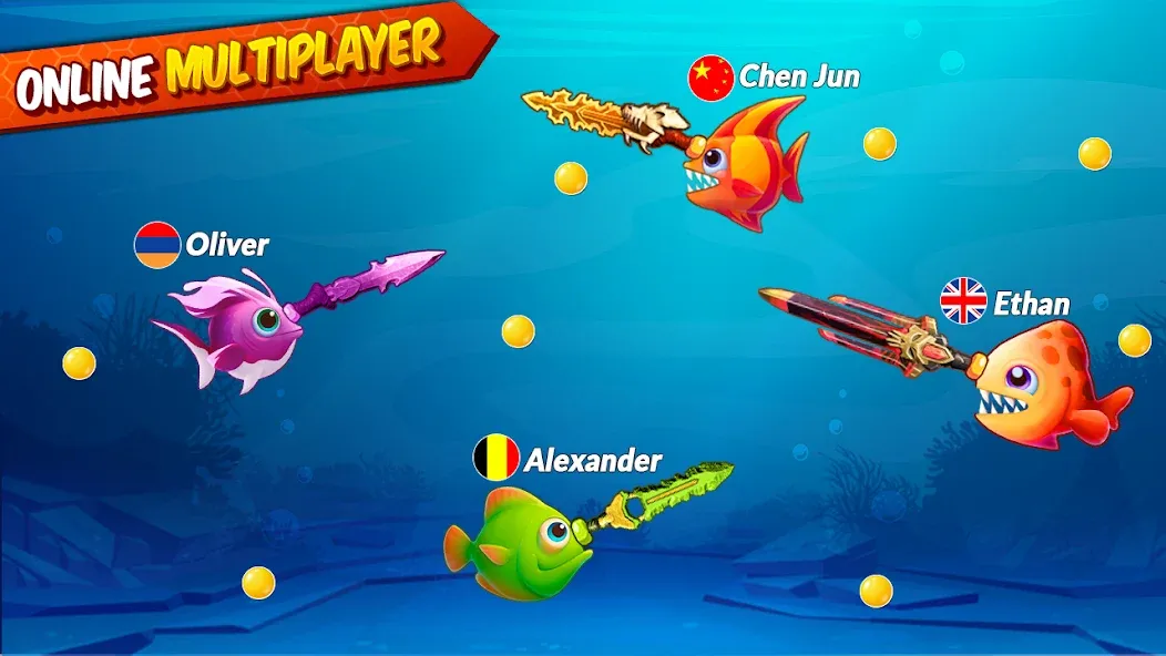 Big Eat Fish Games Shark Games [MOD: Mega Mod/Меню] - Скриншот 4