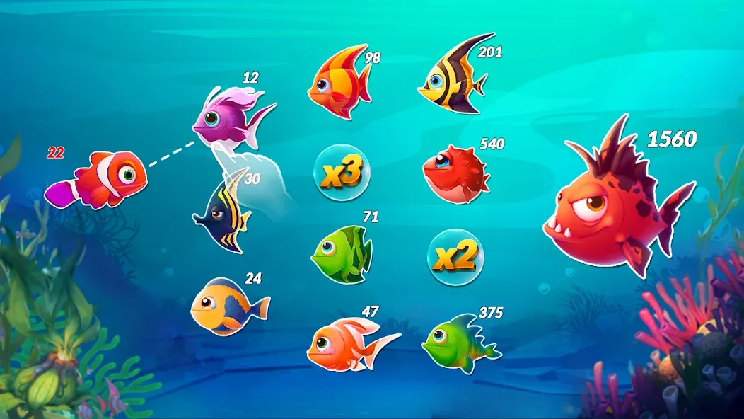 Big Eat Fish Games Shark Games [MOD: Mega Mod/Меню] - Скриншот 5