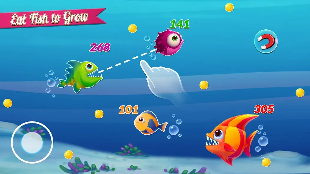 Fish.IO Fish Games Shark Games (Фиш Ай О Фиш Геймс Шарк Геймс) [MOD: Premium/Unlocked] - Скриншот 5