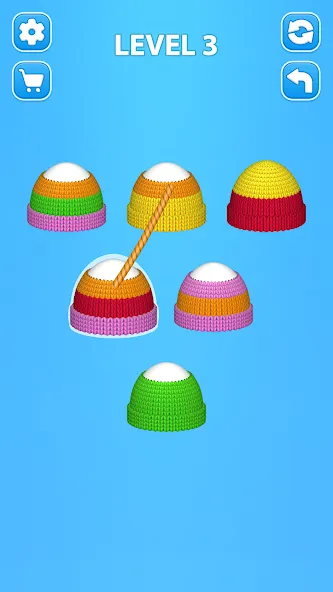 Cozy Knitting: Sorting games (Кози Ниттинг) [MOD: Все разблокировано] - Скриншот 1