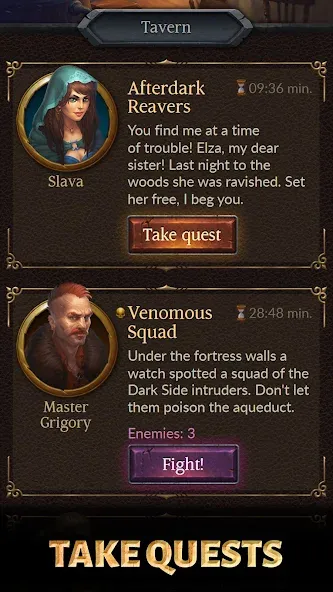 Age of Revenge: Turn Based RPG (Эйдж оф Ревендж) [MOD: Все разблокировано] - Скриншот 4