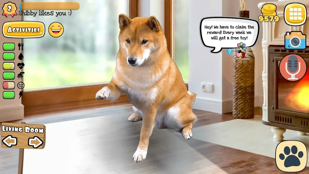 Adopt a pet : Corgi Games (Риал Петс бай Фруви) [MOD: Разблокировано] - Скриншот 2