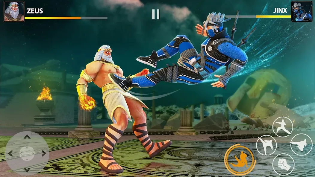 Ninja Clash: Karate Fighters (Ниндзя Мастер) [MOD: Premium/Unlocked] - Скриншот 4