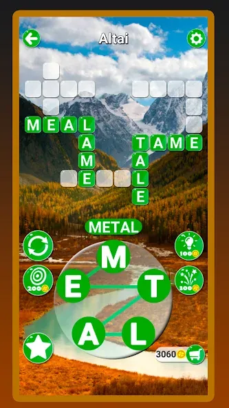 Around the Word: Crossword Puz [MOD: Mega Mod/Меню] - Скриншот 1
