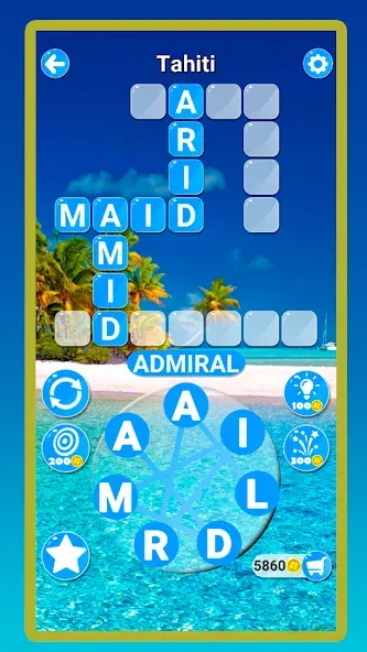 Around the Word: Crossword Puz [MOD: Mega Mod/Меню] - Скриншот 4