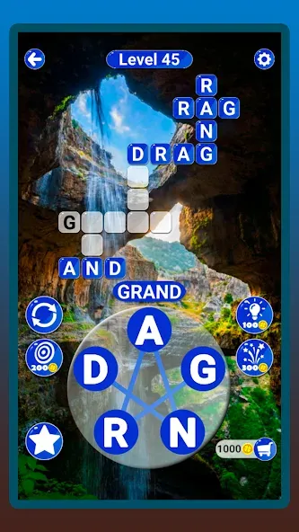 Around the Word: Crossword Puz [MOD: Mega Mod/Меню] - Скриншот 5