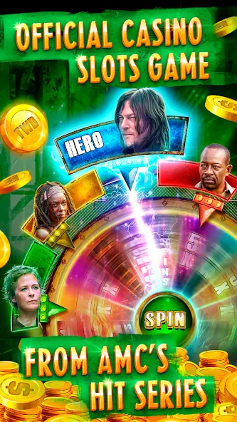 The Walking Dead Casino Slots (Зе Вокинг Дед Казино Слотс) [MOD: Premium/Unlocked] - Скриншот 2
