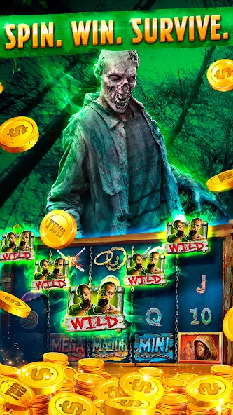 The Walking Dead Casino Slots (Зе Вокинг Дед Казино Слотс) [MOD: Premium/Unlocked] - Скриншот 3