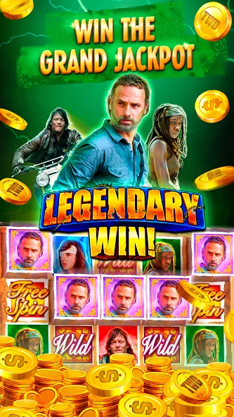 The Walking Dead Casino Slots (Зе Вокинг Дед Казино Слотс) [MOD: Premium/Unlocked] - Скриншот 5