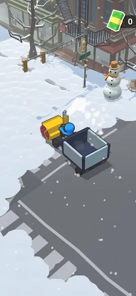 Snow shovelers — simulation (Сноубордисты) [MOD: Меню/Много денег] - Скриншот 1