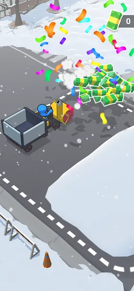 Snow shovelers — simulation (Сноубордисты) [MOD: Меню/Много денег] - Скриншот 3