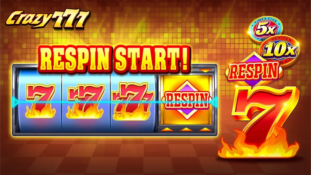 Crazy 777 Slot-TaDa Games (Крэйзи 777 Слот) [MOD: Меню/Много денег] - Скриншот 2