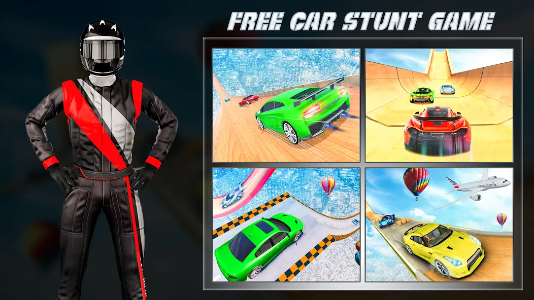 Ramp Car Game — Car Stunt (Рамп Кар Гейм) [MOD: Premium/Unlocked] - Скриншот 3