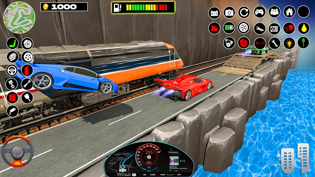Rampa Car Game: GT Car stunts (Мега Рэмпс) [MOD: Все открыто] - Скриншот 2