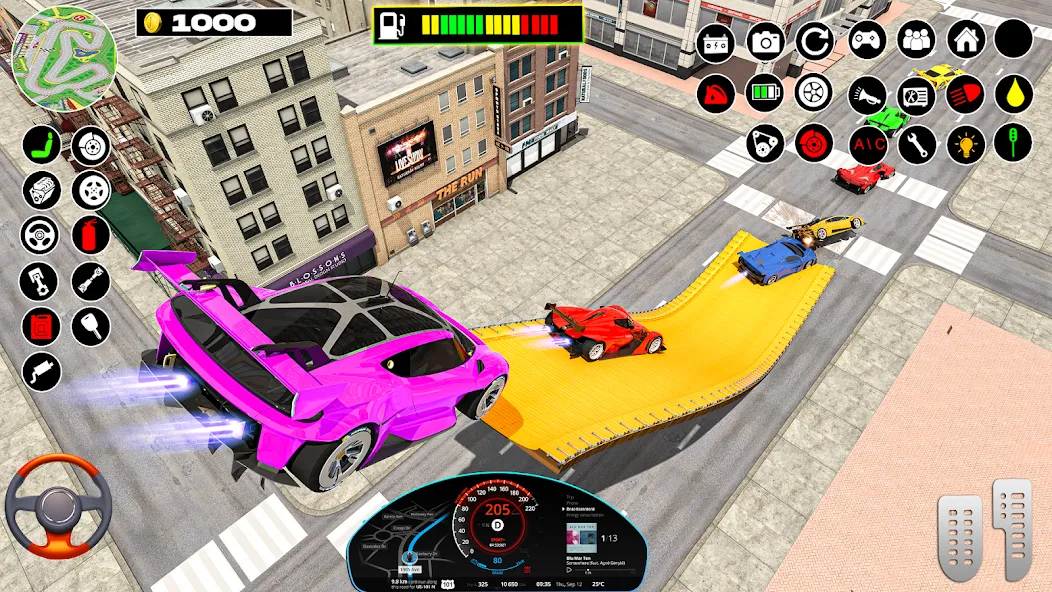 Rampa Car Game: GT Car stunts (Мега Рэмпс) [MOD: Все открыто] - Скриншот 5