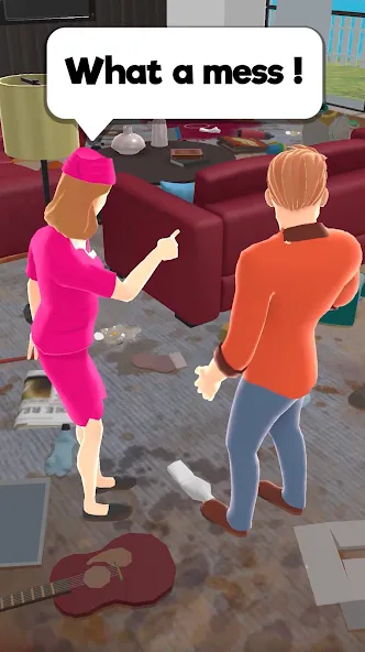 Clean It All hoarding cleaning (Клин ит ол хоардинг клининг) [MOD: Бесконечные деньги] - Скриншот 1