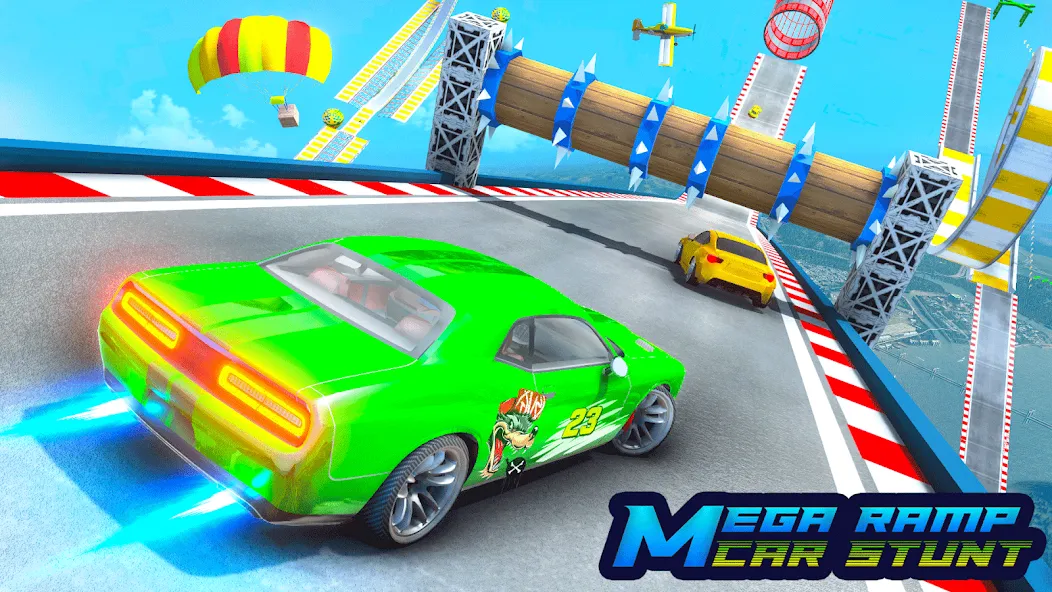 Ramp Car Games: GT Car Stunts (Рамп Кар Игры) [MOD: Меню/Много денег] - Скриншот 2