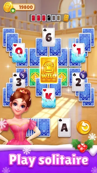 Royal Solitaire Tripeaks [MOD: Мод Меню/Взлом] - Скриншот 1