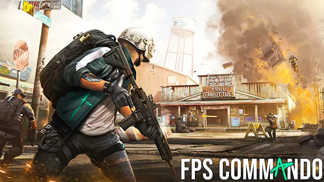 FPS Commando Shooter Games (ФПС Коммандо Шутер Игры) [MOD: Бесконечные деньги] - Скриншот 5