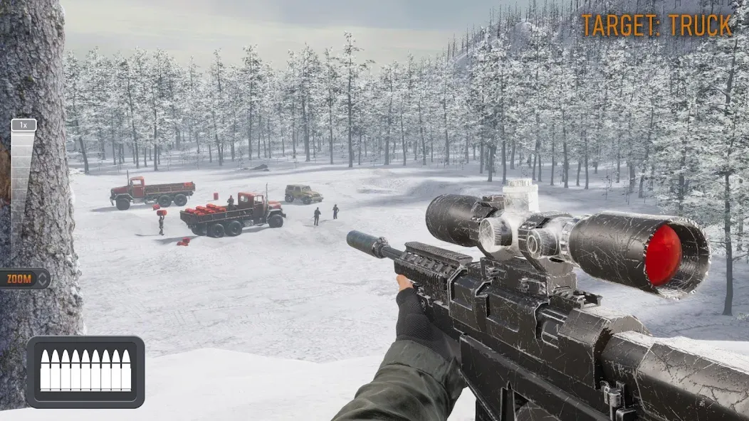 Sniper 3D：Gun Shooting Games [MOD: Все разблокировано] - Скриншот 1