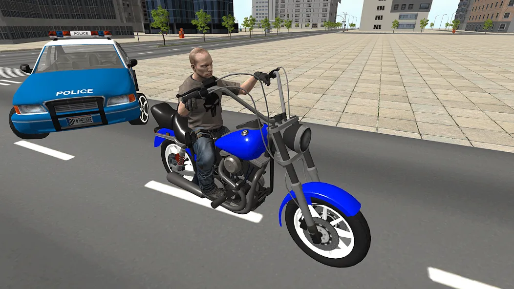 Bike Driving: Police Chase [MOD: Много монет/Энергии] - Скриншот 3