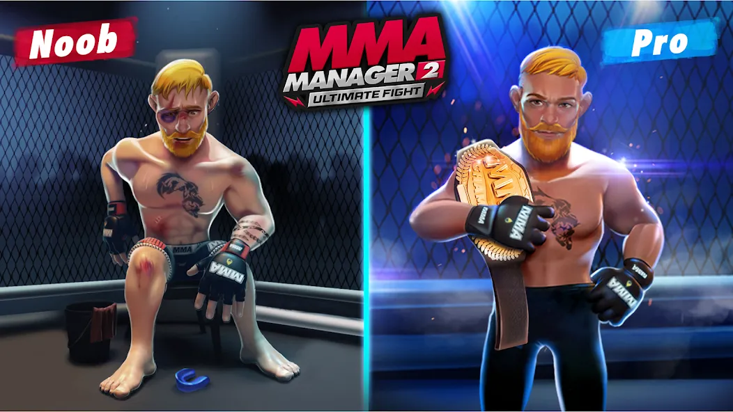 MMA Manager 2: Ultimate Fight (ММА Менеджер 2) [MOD: Бесконечные деньги] - Скриншот 1