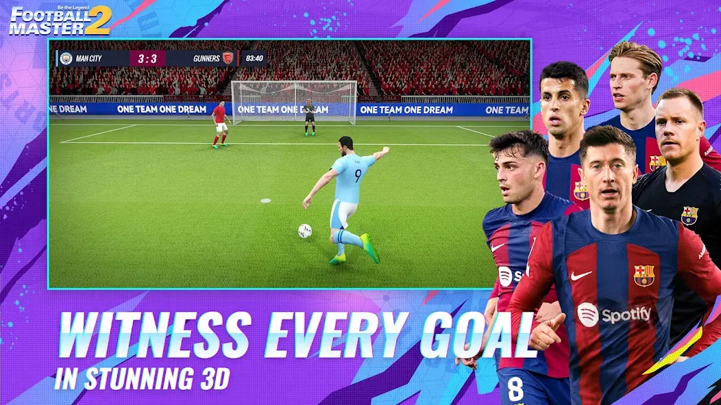 Football Master 2-Soccer Star (Футбол мастер 2) [MOD: Меню/Много денег] - Скриншот 5