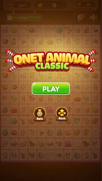 Onet Connect Animal Game (Онет Соединить Животные игра) [MOD: Все разблокировано] - Скриншот 1