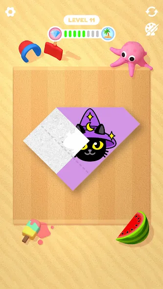 Paper Fold (Пэйпер Фолд) [MOD: Бесконечные деньги] - Скриншот 4