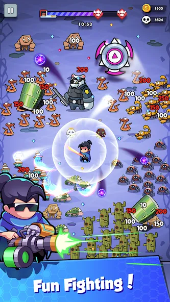 Hero Survival IO (Хиро Сурвайвал ИО) [MOD: Все разблокировано] - Скриншот 4